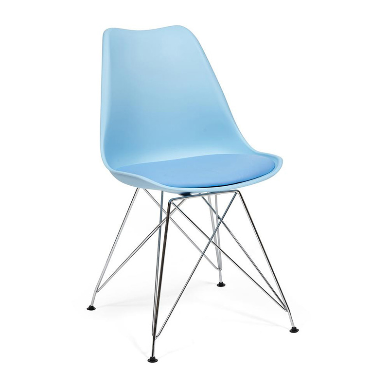 Стул DSR blue Голубой Хром Стул DSR blue Голубой Хром в Тюмени | Loft Concept
