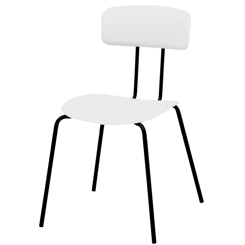 Стул Tyler Loft Stool White Белый Черный Стул Tyler Loft Stool White Белый Черный в Тюмени | Loft Concept