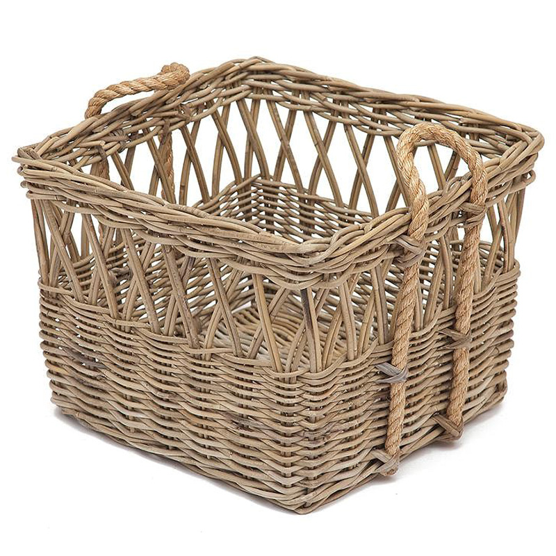 Корзина из ротанга Rattan Wicker Basket Древесина Корзина из ротанга Rattan Wicker Basket Древесина в Тюмени | Loft Concept