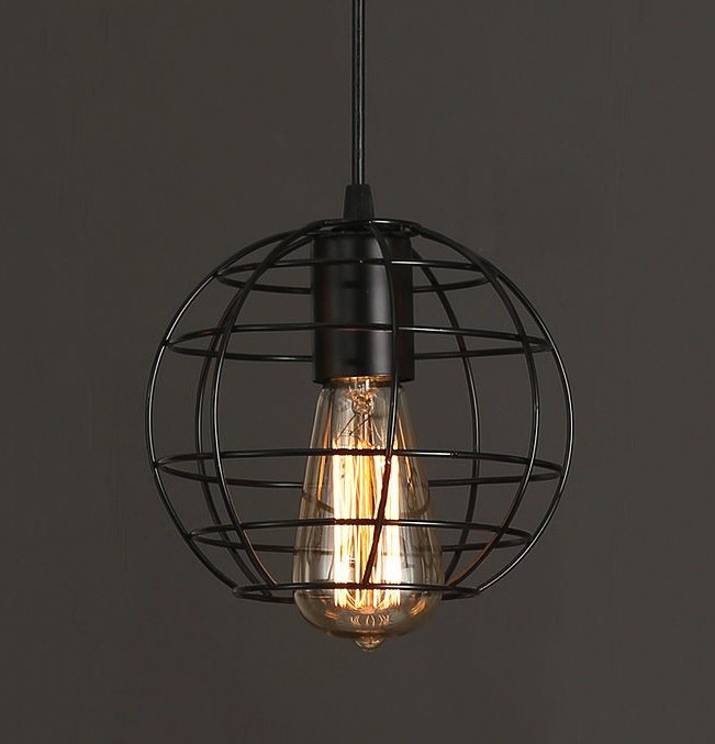 Cветильник Loft Nest Cage №3 Черный Cветильник Loft Nest Cage №3 Черный в Тюмени | Loft Concept