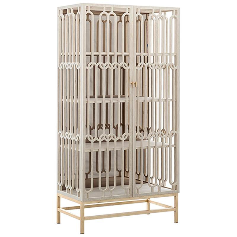Шкаф CHLOE ARMOIRE Белый дуб Латунь Шкаф CHLOE ARMOIRE Белый дуб Латунь в Тюмени | Loft Concept