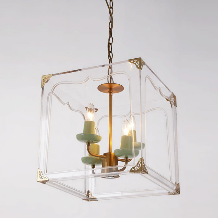 Люстра Glass Clear Cube Люстра Glass Clear Cube в Тюмени | Loft Concept