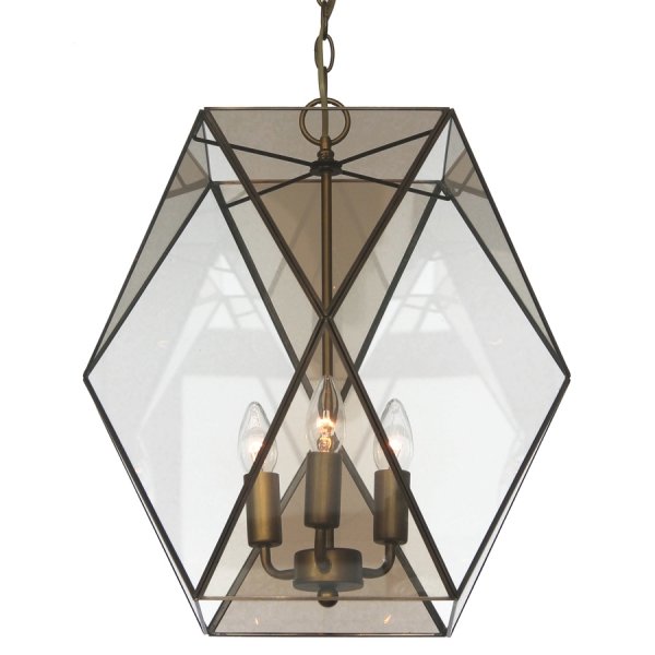Подвесной светильник Rombius Pendant large III brandy glass Темная бронза винтаж Подвесной светильник Rombius Pendant large III brandy glass Темная бронза винтаж в Тюмени | Loft Concept