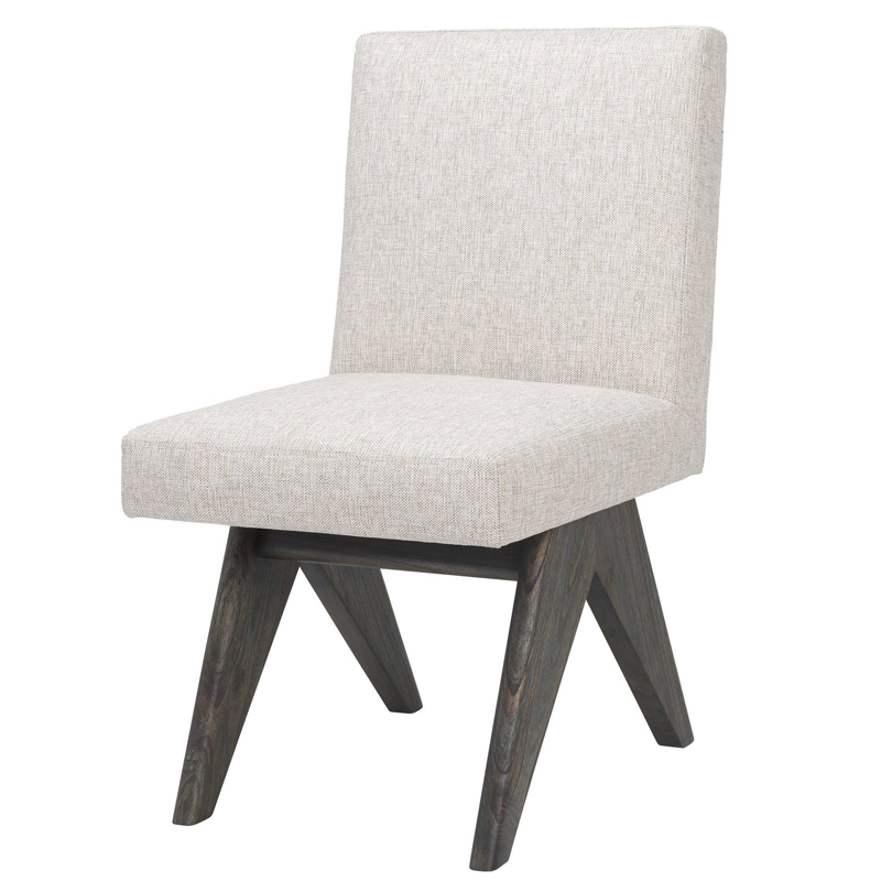 Стул Eichholtz Dining Chair Erudit Коричневый Латунь Серый Стул Eichholtz Dining Chair Erudit Коричневый Латунь Серый в Тюмени | Loft Concept