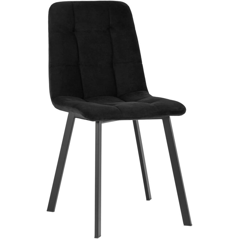 Стул NANCY S Chair Черный Велюр Черный Стул NANCY S Chair Черный Велюр Черный в Тюмени | Loft Concept
