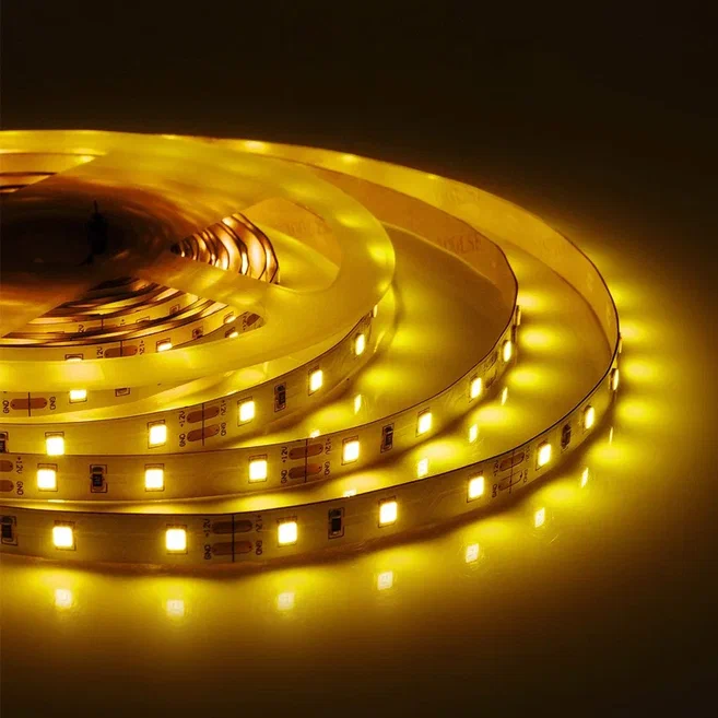 Светодиодная лента 4,8W/m 60LED/m 2835SMD желтый 5M Белый Светодиодная лента 4,8W/m 60LED/m 2835SMD желтый 5M Белый в Тюмени | Loft Concept