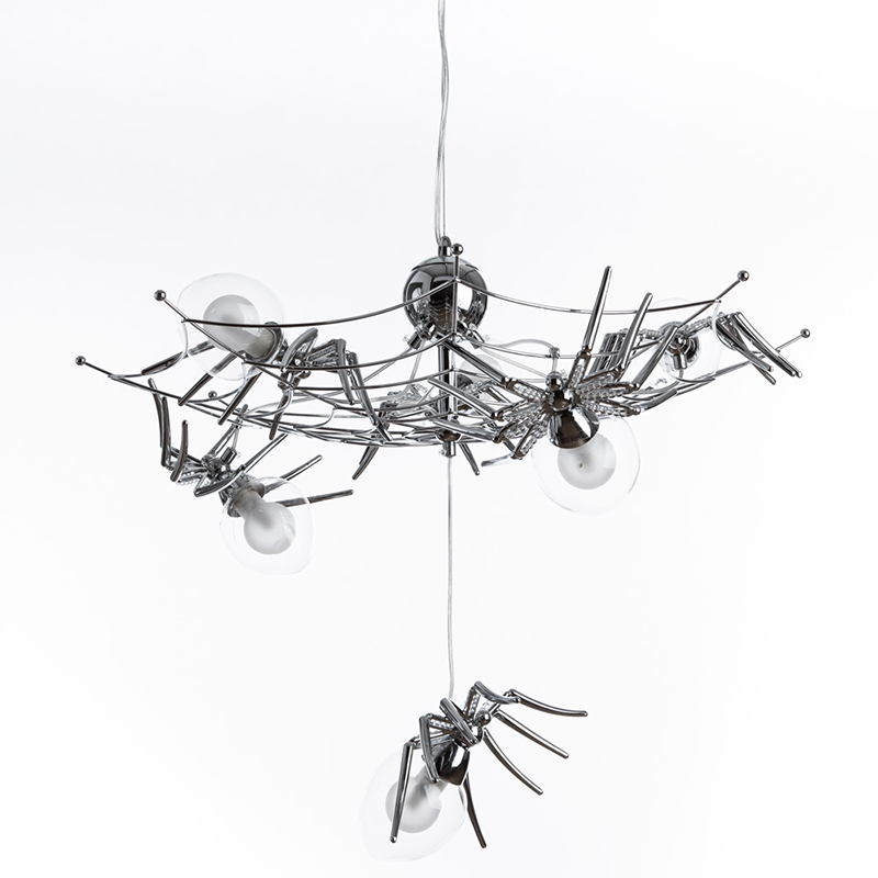 Потолочный светильник Паук Spiders lamp 6 Серебряный Потолочный светильник Паук Spiders lamp 6 Серебряный в Тюмени | Loft Concept