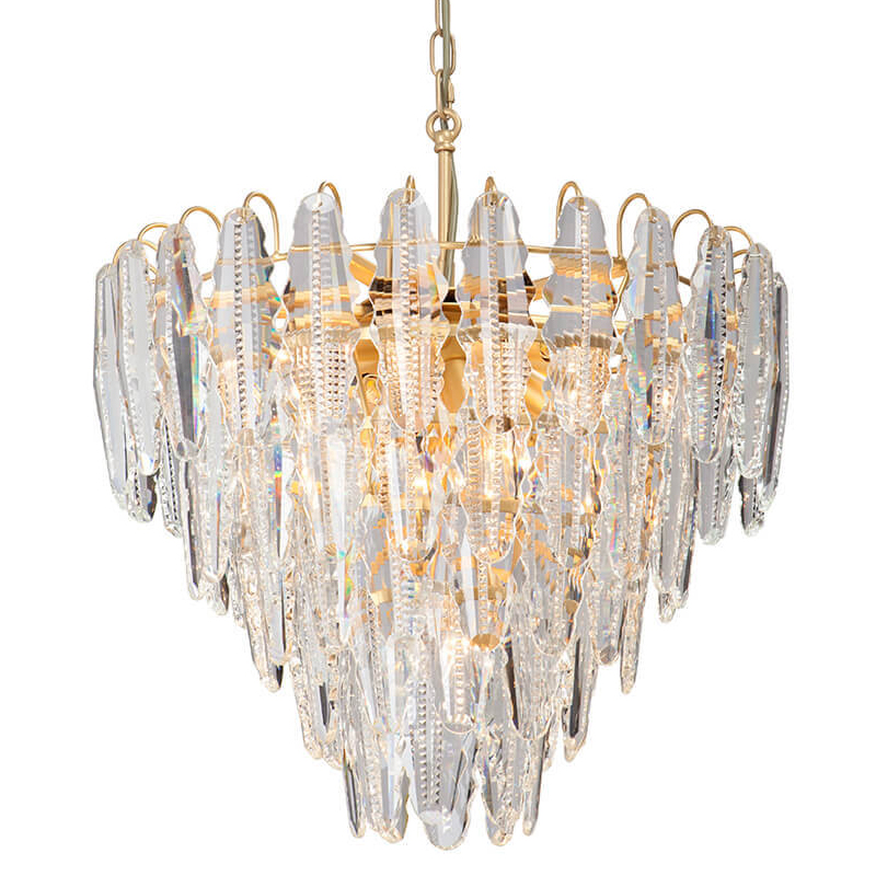 Люстра Maogan Textured Chandelier Золотой Прозрачный (Transparent) Люстра Maogan Textured Chandelier Золотой Прозрачный (Transparent) в Тюмени | Loft Concept