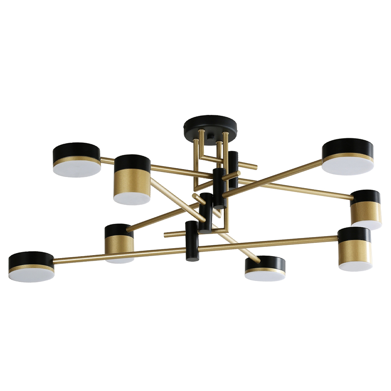 Светодиодная люстра Maxine Light 8 ламп Белый Золотой Черный Светодиодная люстра Maxine Light 8 ламп Белый Золотой Черный в Тюмени | Loft Concept
