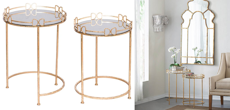 Приставной столик Round Table gold Приставной столик Round Table gold - Loft-Concept в Тюмени