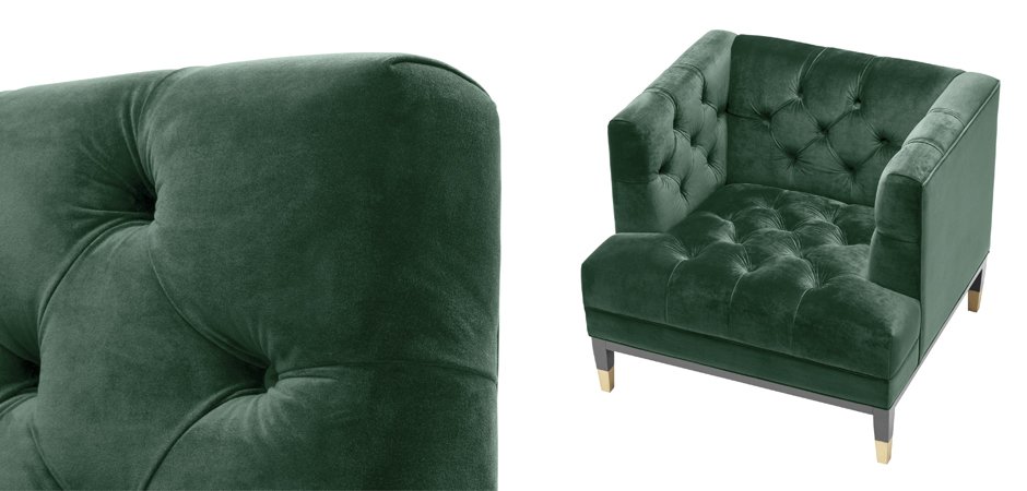 Кресло Eichholtz Chair Castelle Green Кресло Eichholtz Chair Castelle Green - Loft-Concept в Тюмени