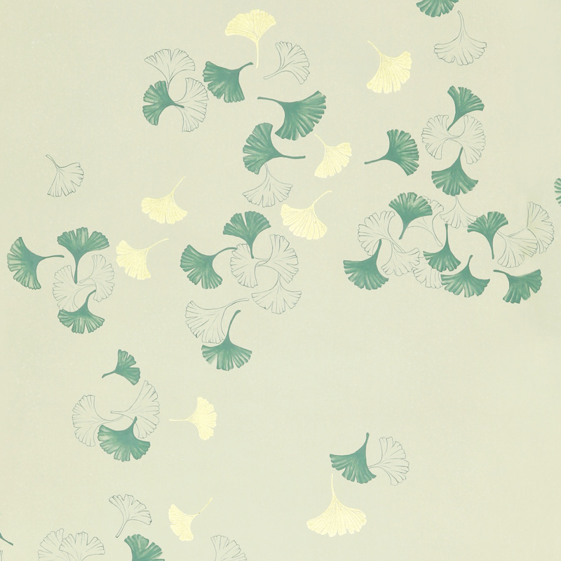 Обои ручная роспись Gingko Colourway SC-237 on grey painted Xuan paper Обои ручная роспись Gingko Colourway SC-237 on grey painted Xuan paper в Тюмени | Loft Concept