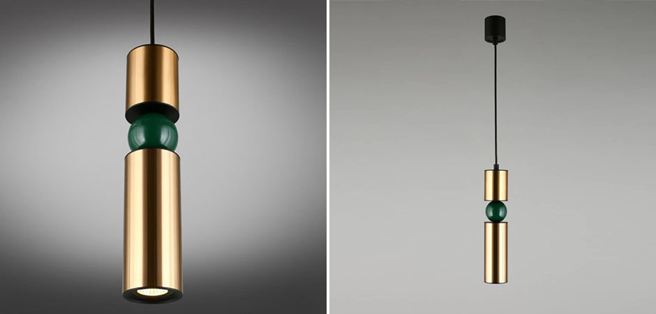 Подвесной светильник Lee Broom Fulcrum Золото и Зеленый цвет Подвесной светильник Lee Broom Fulcrum Золото и Зеленый цвет - Loft-Concept в Тюмени