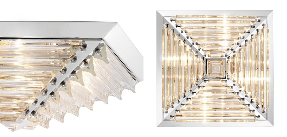 Потолочный светильник Eichholtz Ceiling Lamp Eden Nickel Потолочный светильник Eichholtz Ceiling Lamp Eden Nickel - Loft-Concept в Тюмени