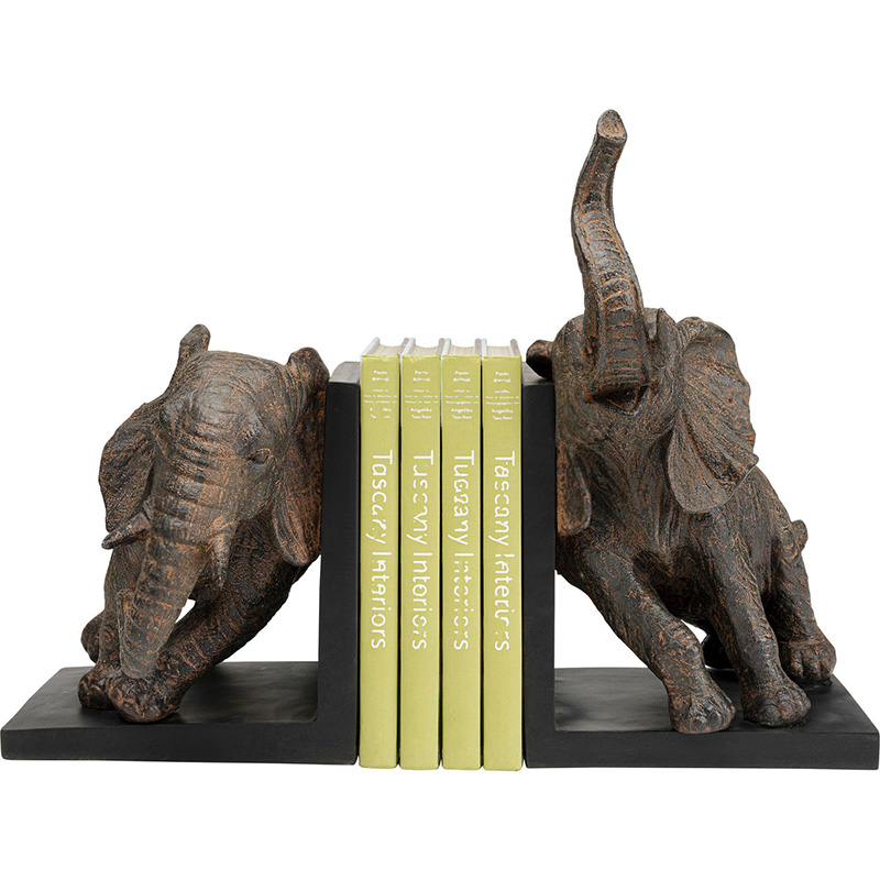 Держатель для книг Elephants Коричневый Держатель для книг Elephants Коричневый в Тюмени | Loft Concept