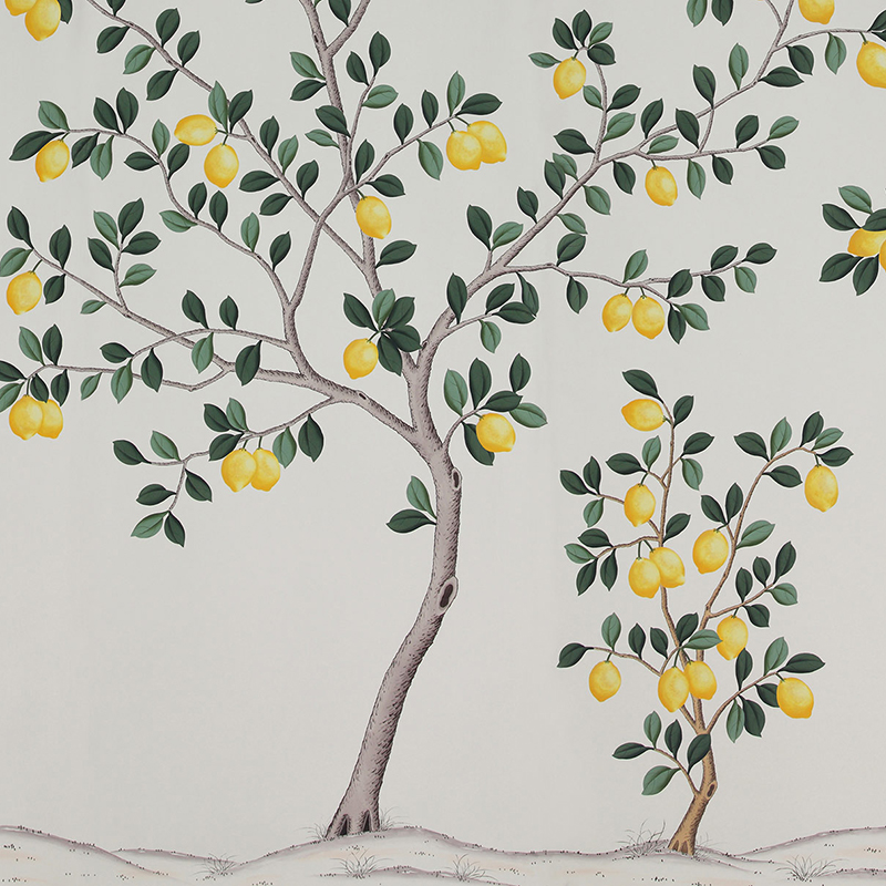 Обои ручная роспись Lemon Grove Bleached White Обои ручная роспись Lemon Grove Bleached White в Тюмени | Loft Concept