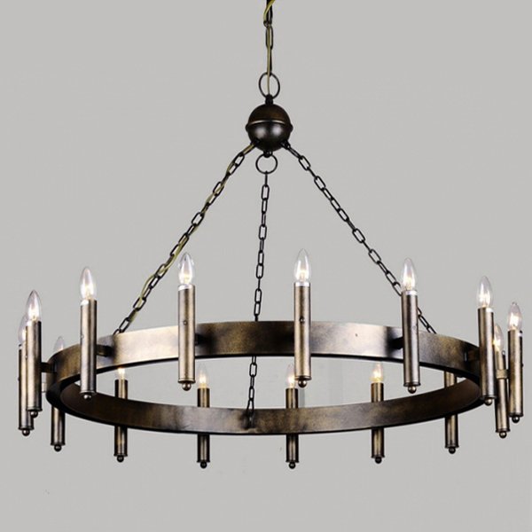 Люстра Loft Castle Chandelier 15 Металлик винтаж Люстра Loft Castle Chandelier 15 Металлик винтаж в Тюмени | Loft Concept