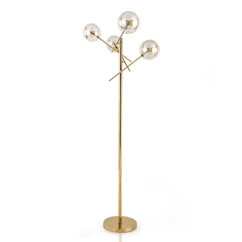 Торшер Gallotti & Radice Bolle floor lamp Золотой Дымчатый (Smoke) Торшер Gallotti & Radice Bolle floor lamp Золотой Дымчатый (Smoke) в Тюмени | Loft Concept