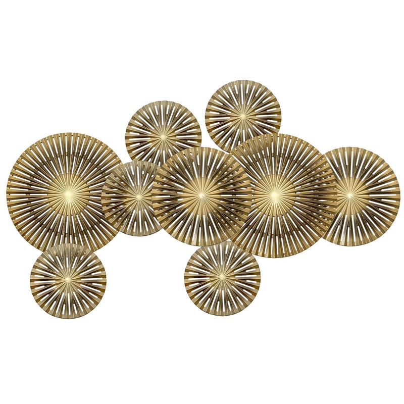 Арт-объект Apollo Brown and Gold Wall Plaque Disc gap 9 Золотой Коричневый Арт-объект Apollo Brown and Gold Wall Plaque Disc gap 9 Золотой Коричневый в Тюмени | Loft Concept