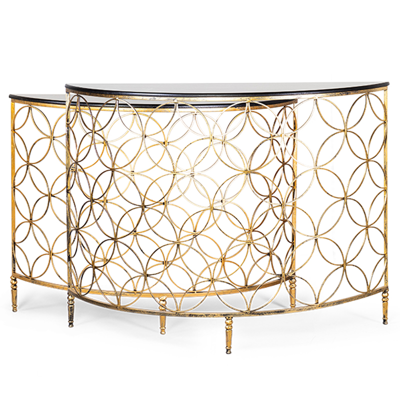 Комплект консолей Gold Lace Console Золотой Комплект консолей Gold Lace Console Золотой в Тюмени | Loft Concept