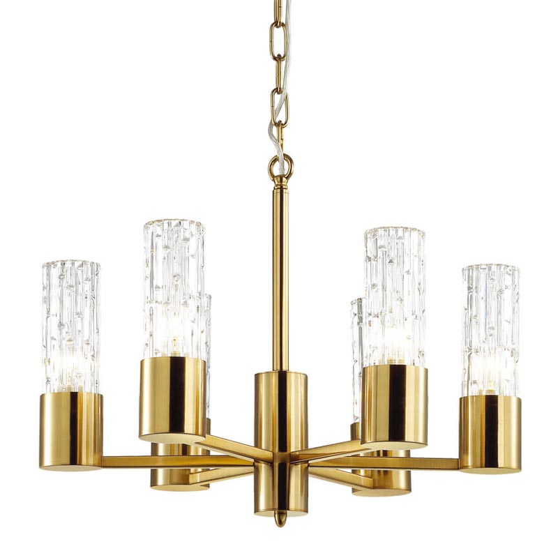 Люстра Lorinda Chandelier Прозрачный (Transparent) Золотой Люстра Lorinda Chandelier Прозрачный (Transparent) Золотой в Тюмени | Loft Concept