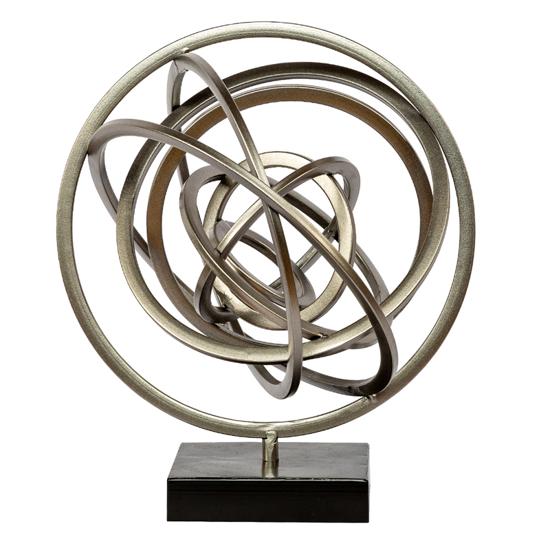 Статуэтка Sphere Sundial ring plexus Черный Серый Статуэтка Sphere Sundial ring plexus Черный Серый в Тюмени | Loft Concept
