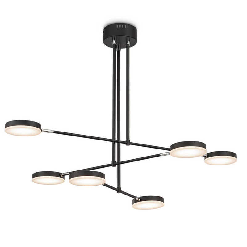 Люстра Maxine Light Chandelier 89 Черный Белый Люстра Maxine Light Chandelier 89 Черный Белый в Тюмени | Loft Concept