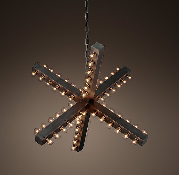 Люстра Nero Chandelier 97 Черный Люстра Nero Chandelier 97 Черный в Тюмени | Loft Concept