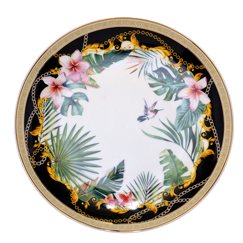Тарелка TROPICS Plants Colibri Мульти Тарелка TROPICS Plants Colibri Мульти в Тюмени | Loft Concept