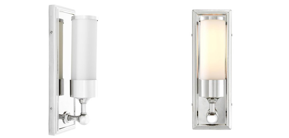 Бра Eichholtz Wall Lamp Valentine Nickel Бра Eichholtz Wall Lamp Valentine Nickel - Loft-Concept в Тюмени