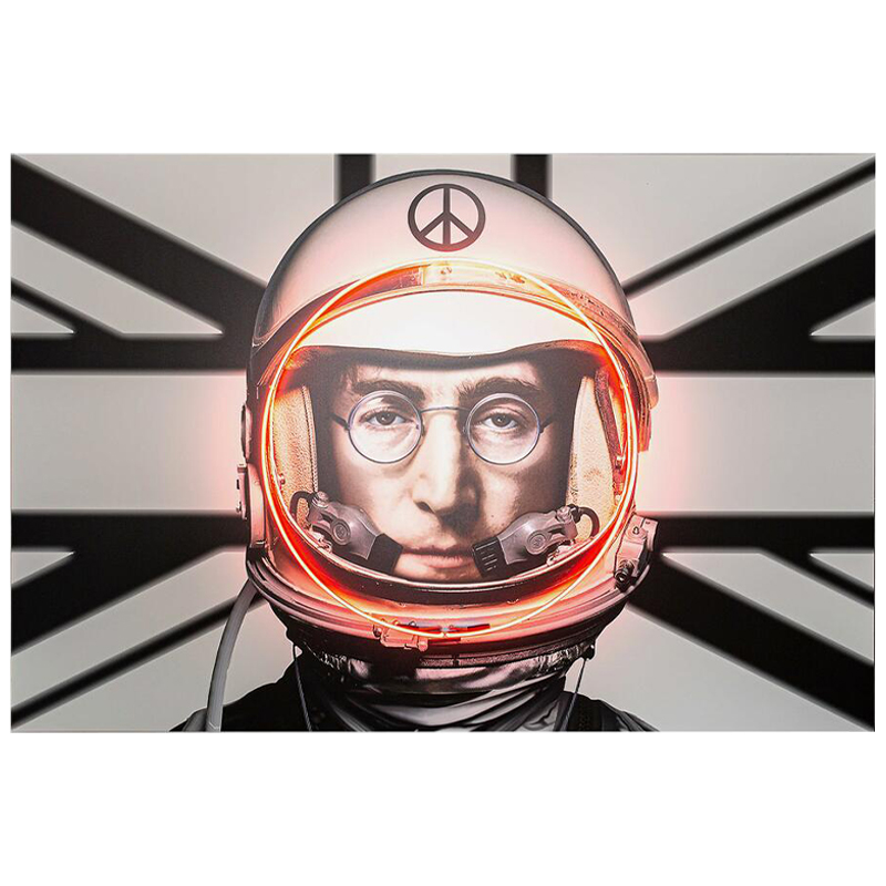 Дизайнерский Неоновый Постер Джон Леннон в Скафандре Lennon Astronaut Мульти Черный Белый Дизайнерский Неоновый Постер Джон Леннон в Скафандре Lennon Astronaut Мульти Черный Белый в Тюмени | Loft Concept