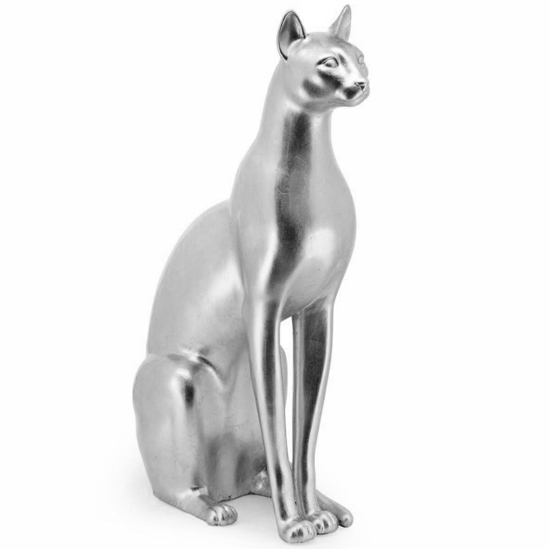 Статуэтка Abhika Egyptian Cat Silver Серебряный Статуэтка Abhika Egyptian Cat Silver Серебряный в Тюмени | Loft Concept