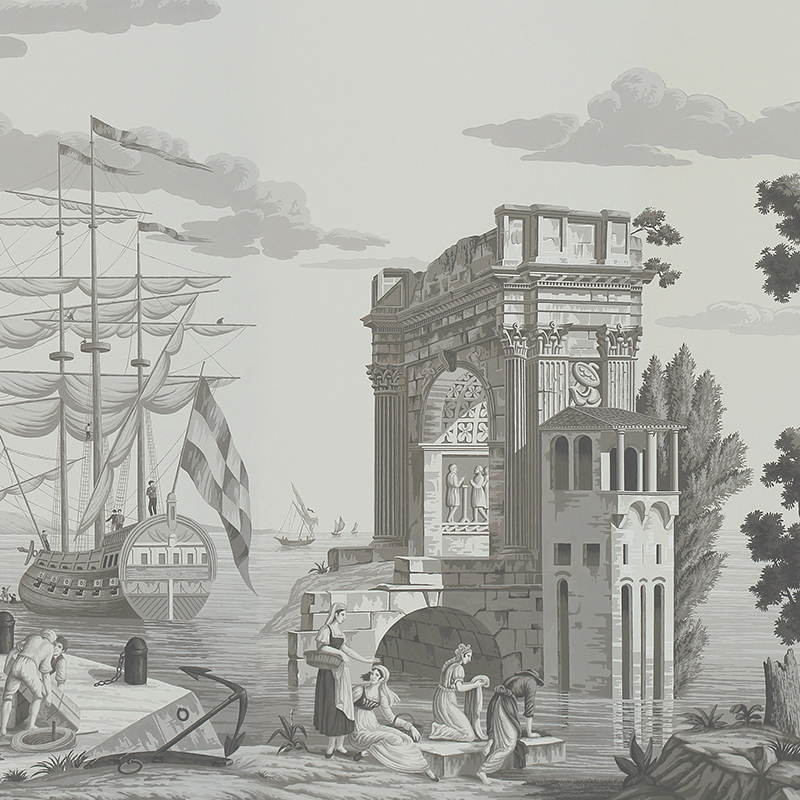 Обои ручная роспись Views of Italy Eau Forte on scenic paper Обои ручная роспись Views of Italy Eau Forte on scenic paper в Тюмени | Loft Concept