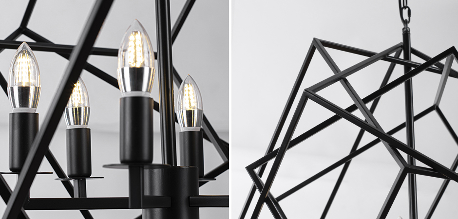 Люстра Cubist Small Chandelier Black Люстра Cubist Small Chandelier Black - Loft-Concept в Тюмени