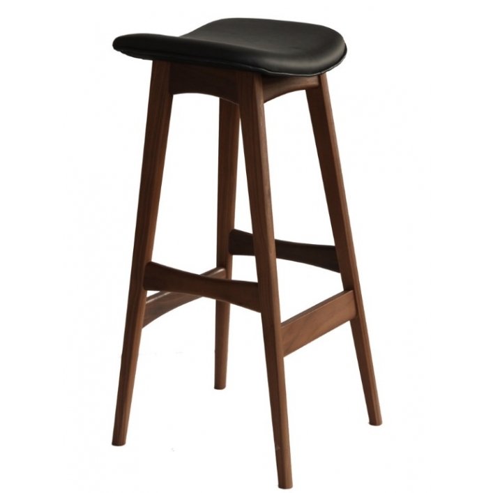 Стул Johannes Andersen Allegra Bar Stool Черный Коричневый Стул Johannes Andersen Allegra Bar Stool Черный Коричневый в Тюмени | Loft Concept