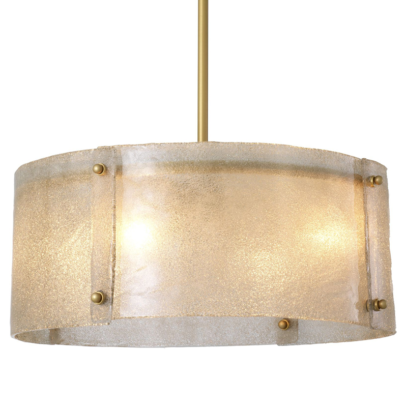 Люстра Eichholtz Chandelier Chiara Латунь Античная полированная Стекло Смок Люстра Eichholtz Chandelier Chiara Латунь Античная полированная Стекло Смок в Тюмени | Loft Concept