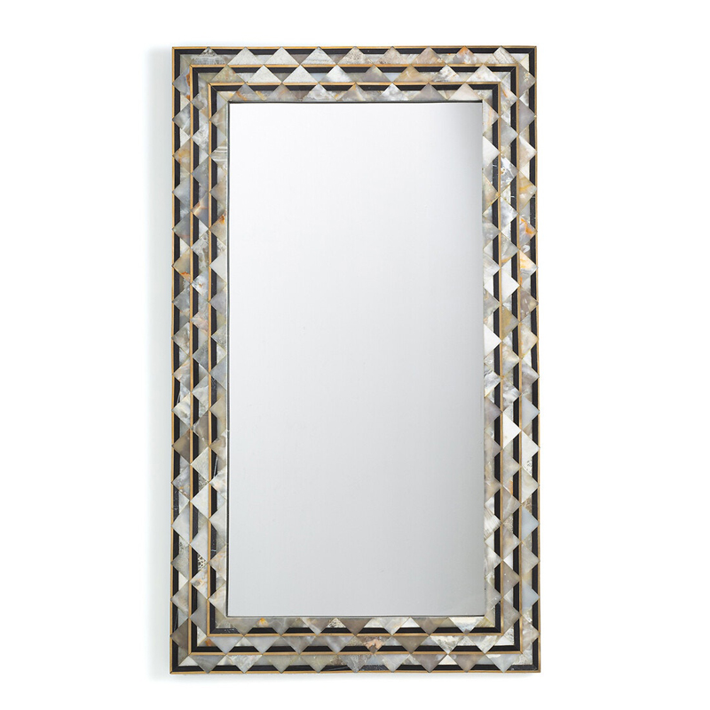 Зеркало Mirror Inlaid Stones Черный Зеркало Mirror Inlaid Stones Черный в Тюмени | Loft Concept