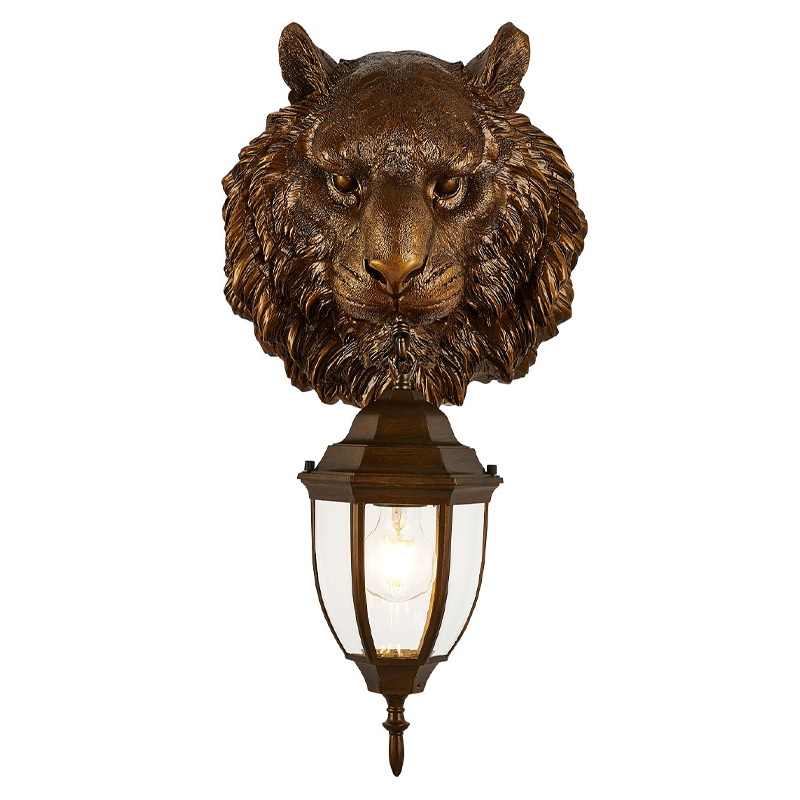 Коричневый уличный светильник с головой зверя ANIMAL LANTERN Коричневый Прозрачный Коричневый уличный светильник с головой зверя ANIMAL LANTERN Коричневый Прозрачный в Тюмени | Loft Concept