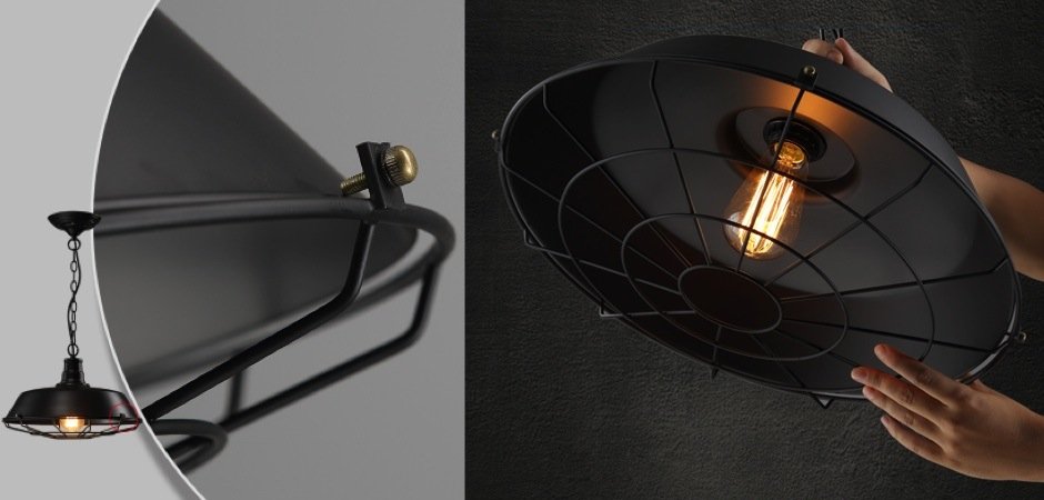 Люстра Dark Cage Pendant Люстра Dark Cage Pendant - Loft-Concept в Тюмени