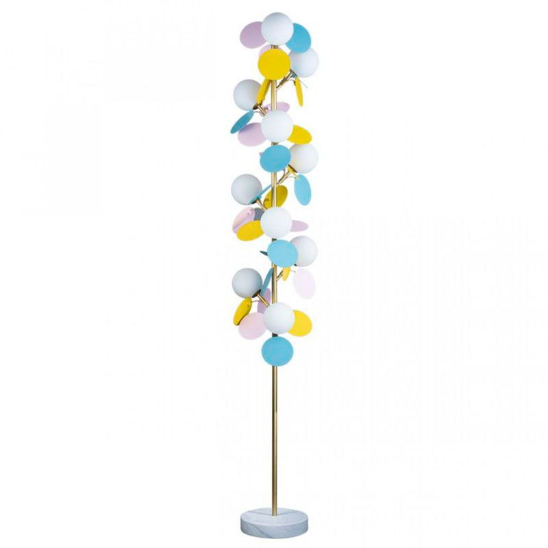 Торшер MATISSE Floor Lamp multicolor Мульти Золотой Белый Торшер MATISSE Floor Lamp multicolor Мульти Золотой Белый в Тюмени | Loft Concept