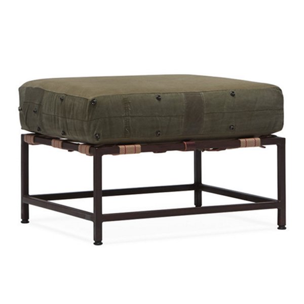 Оттоманка Olive Military Fabric Ottoman Оливковый Оттоманка Olive Military Fabric Ottoman Оливковый в Тюмени | Loft Concept