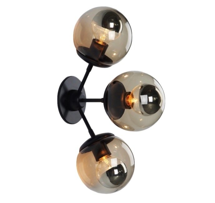 бра Modo Sconce 3 Globes Черный бра Modo Sconce 3 Globes Черный в Тюмени | Loft Concept