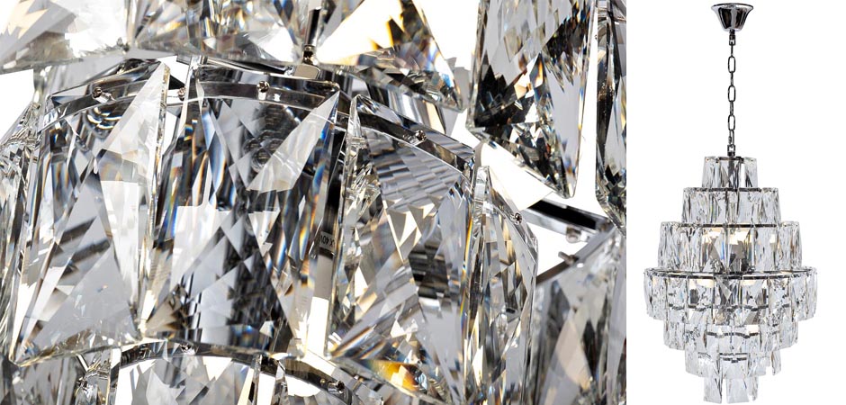 Люстра Tiers Crystal Light Chandelier 16 Люстра Tiers Crystal Light Chandelier 16 - Loft-Concept в Тюмени