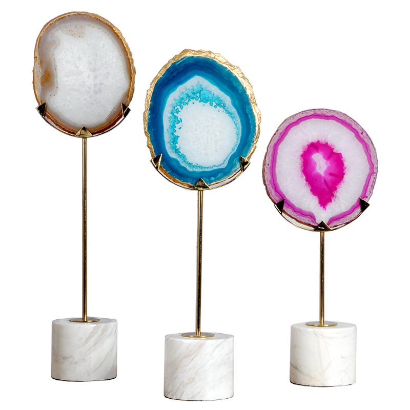 Статуэтка Agate design Stat Белый Мульти Статуэтка Agate design Stat Белый Мульти в Тюмени | Loft Concept