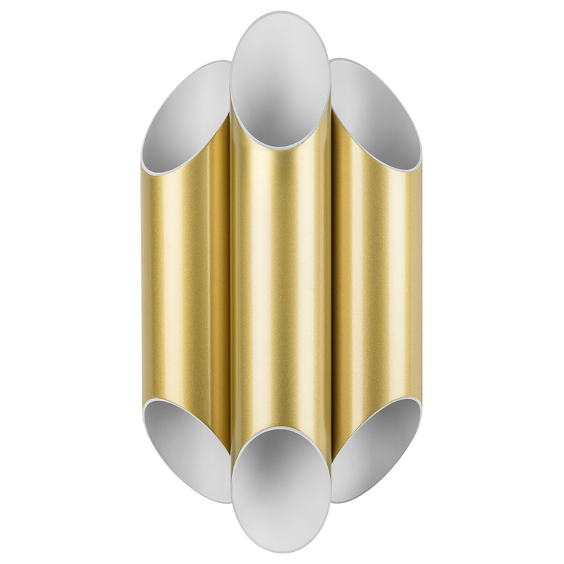 Бра Garbi Trio Gold Pipe Organ Sconce Золотой Белый Бра Garbi Trio Gold Pipe Organ Sconce Золотой Белый в Тюмени | Loft Concept