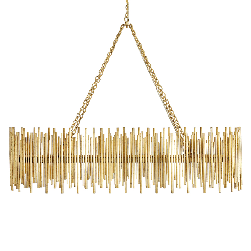 Люстра Arteriors PRESCOTT OVAL CHANDELIER Золотой Люстра Arteriors PRESCOTT OVAL CHANDELIER Золотой в Тюмени | Loft Concept