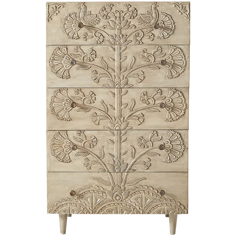Комод Beale Five-Drawer Dresser Древесина Комод Beale Five-Drawer Dresser Древесина в Тюмени | Loft Concept