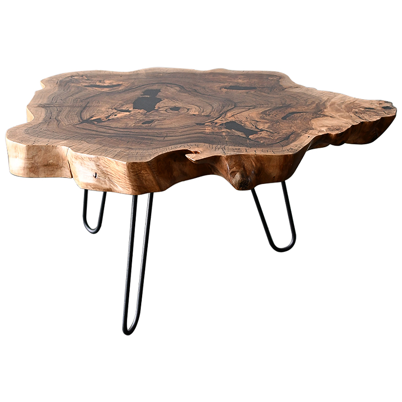 Кофейный стол Rohan Industrial Metal Rust Coffee Table Коричневый Черный Кофейный стол Rohan Industrial Metal Rust Coffee Table Коричневый Черный в Тюмени | Loft Concept