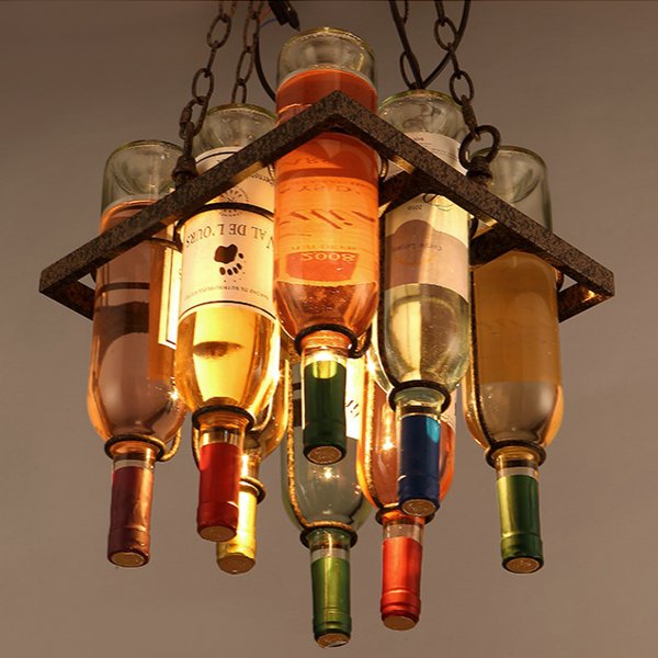 Люстра Bottle Bar Square Коричневый Люстра Bottle Bar Square Коричневый в Тюмени | Loft Concept