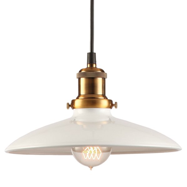 Подвесной светильник Loft Industrial White Bronze Бронза Белый Подвесной светильник Loft Industrial White Bronze Бронза Белый в Тюмени | Loft Concept